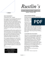 Jan-Feb 2006 Rustlin's Newsletter Prairie and Timbers Audubon Society 