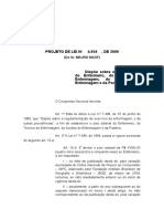 PL Sobre o Piso Salarial Dos Enfermeiros