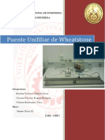 Laboratorio de Fisica 3, Puente de Wheastone