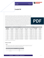 Conduit Fill Calculation