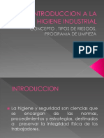 Introduccion A La Higiene Industrial - Limpieza y Desinfeccion