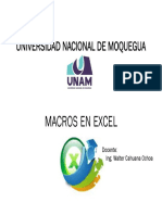 1 - Macros en Excel UNAM 2017-II