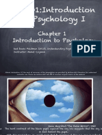 Chapter1 - Intoduction To Psychology PDF