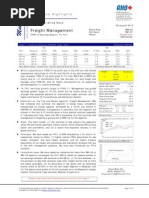 Freight Management Berhad: FY06/10 Earnings Rose 21.1% YoY - 26/08/2010