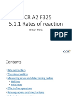 5.1.1 Rates of Reaction