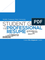 Professional Resume Format