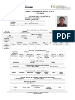 Formato Ficha Socioeconomica Estudiantil