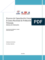 Informe Evaluacion de Capacitacion Censal