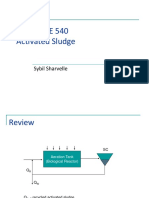 Cive / Cbe 540 Activated Sludge: Sybil Sharvelle