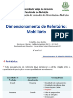 Dimensionamento de Refeitório - Mobiliário