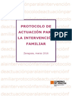 Protocolo de Actuación para La Intervención Familiar. 2016-DIFUSIÓN