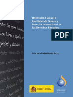 Diversidad Sexual y de Género - Derechos Internacionales de DHs