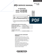 Diagrama de Amplificador TX-SR706