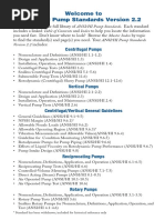 Welcome To ANSI/HI Pump Standards Version 2.2: Centrifugal Pumps