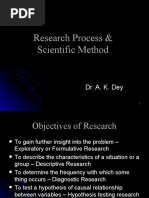 Research Process & Scientific Method