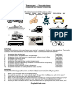 TBW Transport Vocabulary