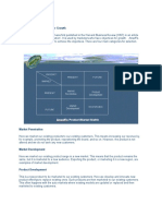 Strategic Planning Ansoff's Matrix - Planning For Growth