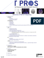 Elements of Pet CT Reporting