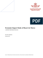 Economic Impact Study of Royal Air Maroc: Economics