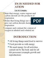 5.3 Oxygen For Respiration