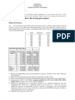 (Worksheet # 5) Advanced ANOVA Procedures