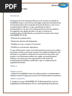 Informe Transformadores