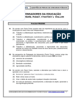 Os Pensadores Da Educacao - VM Simulados E-Book-50-2012