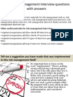 Top 10 Risk Management Interview Questions With Answers