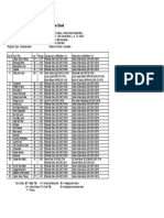 Sample Cue Sheet