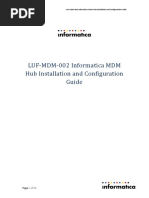 LUF-MDM-002 Informatica MDM Hub Installation and Configuration Guide v01.1