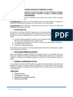 Bonificaciones de Productos Terminados A Clientes