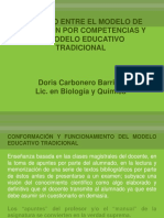 Paralelo Entre El Modelo de Formación Por Competencias Y El Modelo Educativo Tradicional