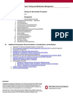 Preoperative Testing and Medication Management