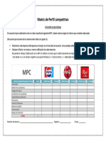 ACT Matriz de Perfil Competitivo