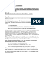 Art. 11. Justifying Circumstances. - The Following Do Not Incur Any Criminal Liability