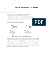 Controlling of Pneumatic Cylinders