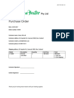 Purchase Order