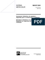 NBR NM 267 - 2001 - Elevadores Hidráulicos de Passageiros - Requisitos de Segurança para Construção e Instalação