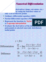 Chapter 19 Numerical Differentiation: Taylor Polynomials Lagrange Interpolation