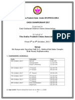 31 Andhra Pradesh State Under-09 OPEN & GIRLS Chess Championship 2017