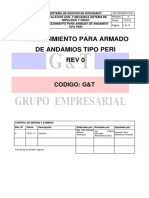 Procedimiento para Armado de Andamios