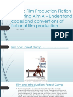 Unit 10: Film Production Fiction - Learning Aim A - Understand Codes and Conventions of Fictional Film Production