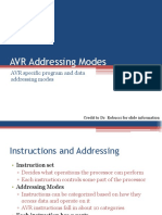 Avr Addressing Modes