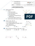 Ficha Preparação 2º Teste - Paralelismo Angulos