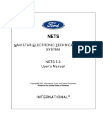 Navistar Electronic Technical Support System NETS 5.3 User's Manual