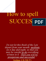 Revision - How Do You Spell Success