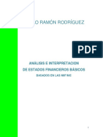 Análisis e Interpretación de Estados Financieros Básicos Basados en Las Niif - Nic .Autor Rómulo Rodriguez