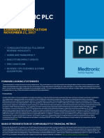 Medtronic Earnings Presentation FY18Q2 FINAL