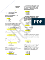 Acoustics MCQ