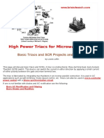 Basic Triac-SCR Projects Circuits Tutorial